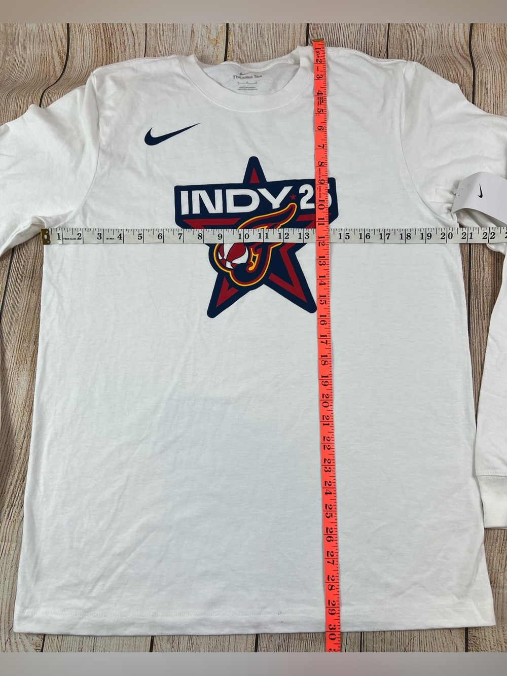 NWT Nike WNBA All Star Game Indy 25 Indiana Fever White T Shirt Size Medium - Picture 5 of 6